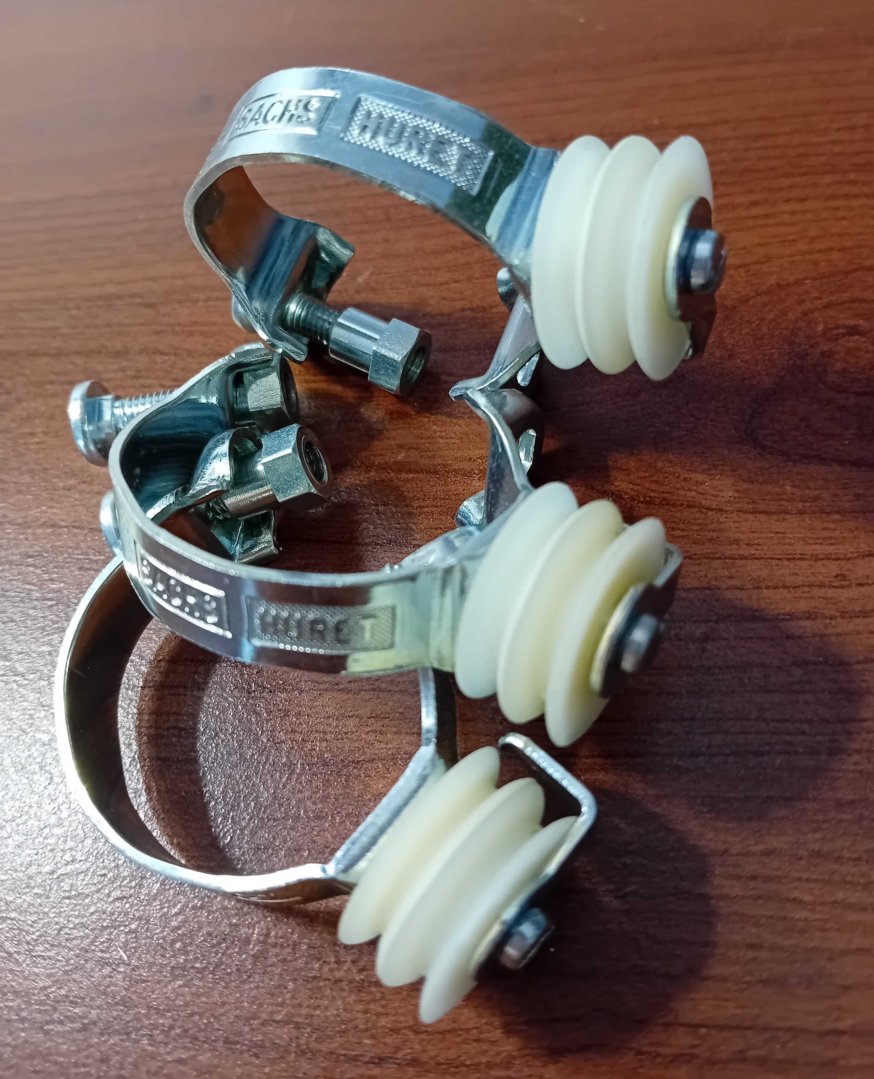 RETRO  SACHS  HURET  obejma z kółkami prowadzącymi linkę przerzutki.