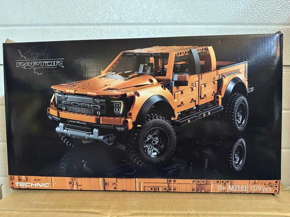 Конструктор Ford Raptor з 1379 деталей, пікап, схожий на Lego