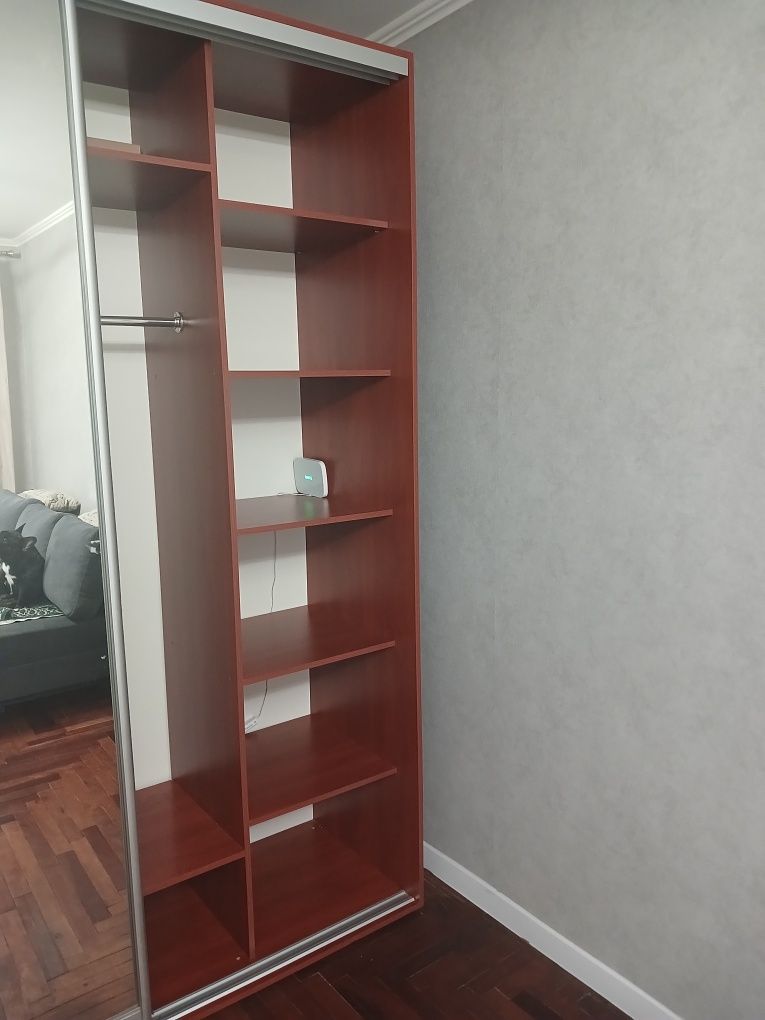 Шкаф купе цвета яблоня