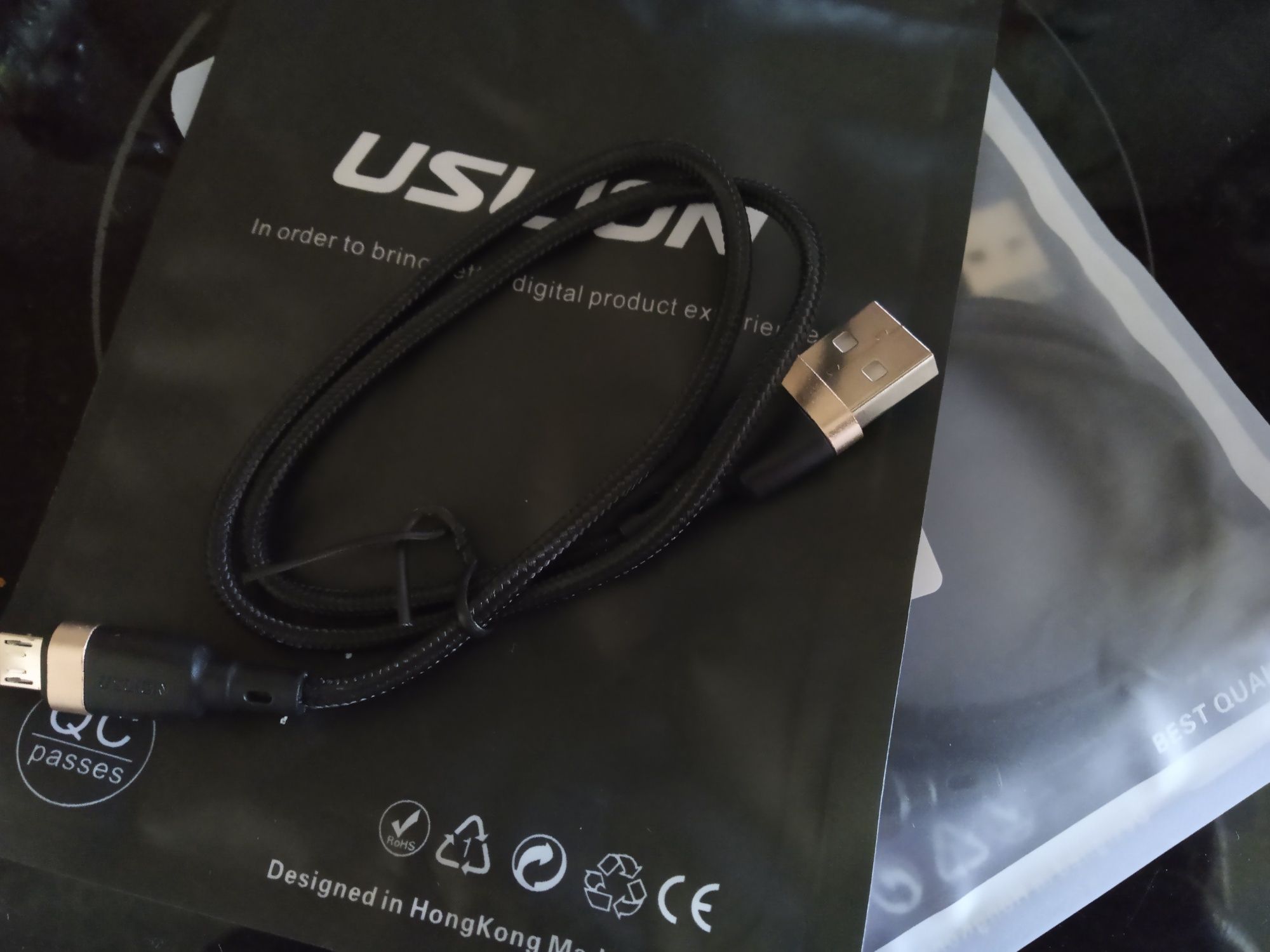 USLION usb type-C кабель для samsung 3A Быстрая зарядка
