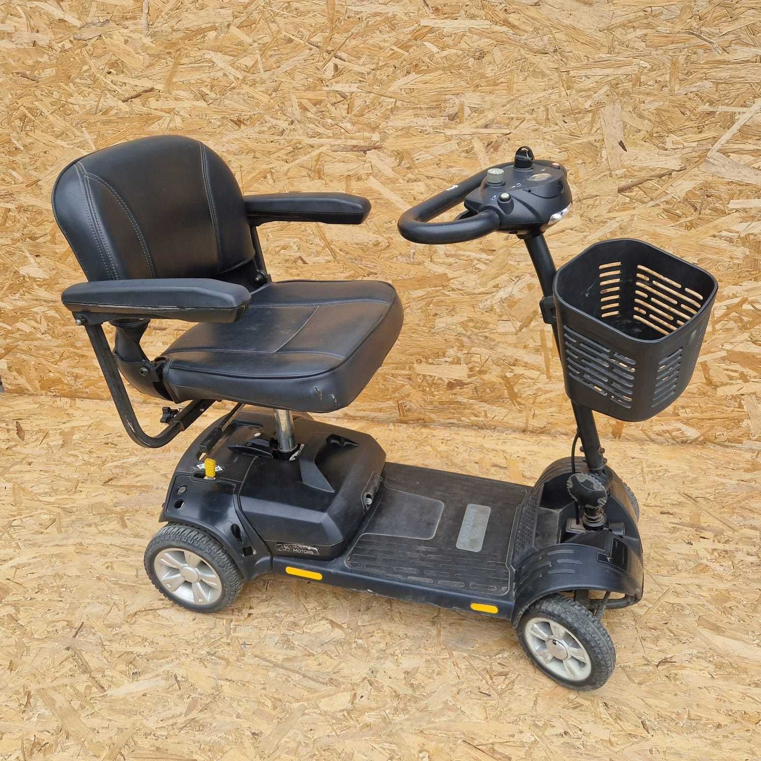 skuter wózek inwalidzki elektryczny składany do AUTA + KOSZYK nowe aku