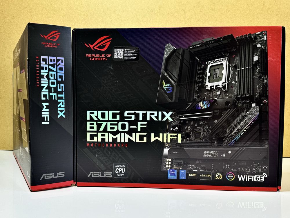 •ГАРАНТІЯ• Материнська ігрова плата ASUS ROG Strix B760-F WiFi Gaming