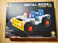 Metal model farmer car