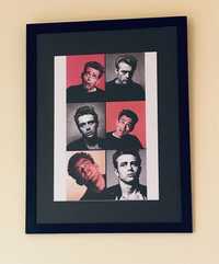 Oprawiony druk cyfrowy James Dean