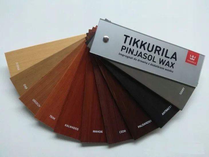 Impregnat Tikkurila Pinjasol Wax z woskiem do drewna 10L;"ANTRACYT" (C