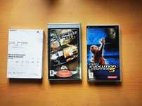Jogo PSP Manual original Need For Speed 5.1.0 + Pro Evolution Soccer 5