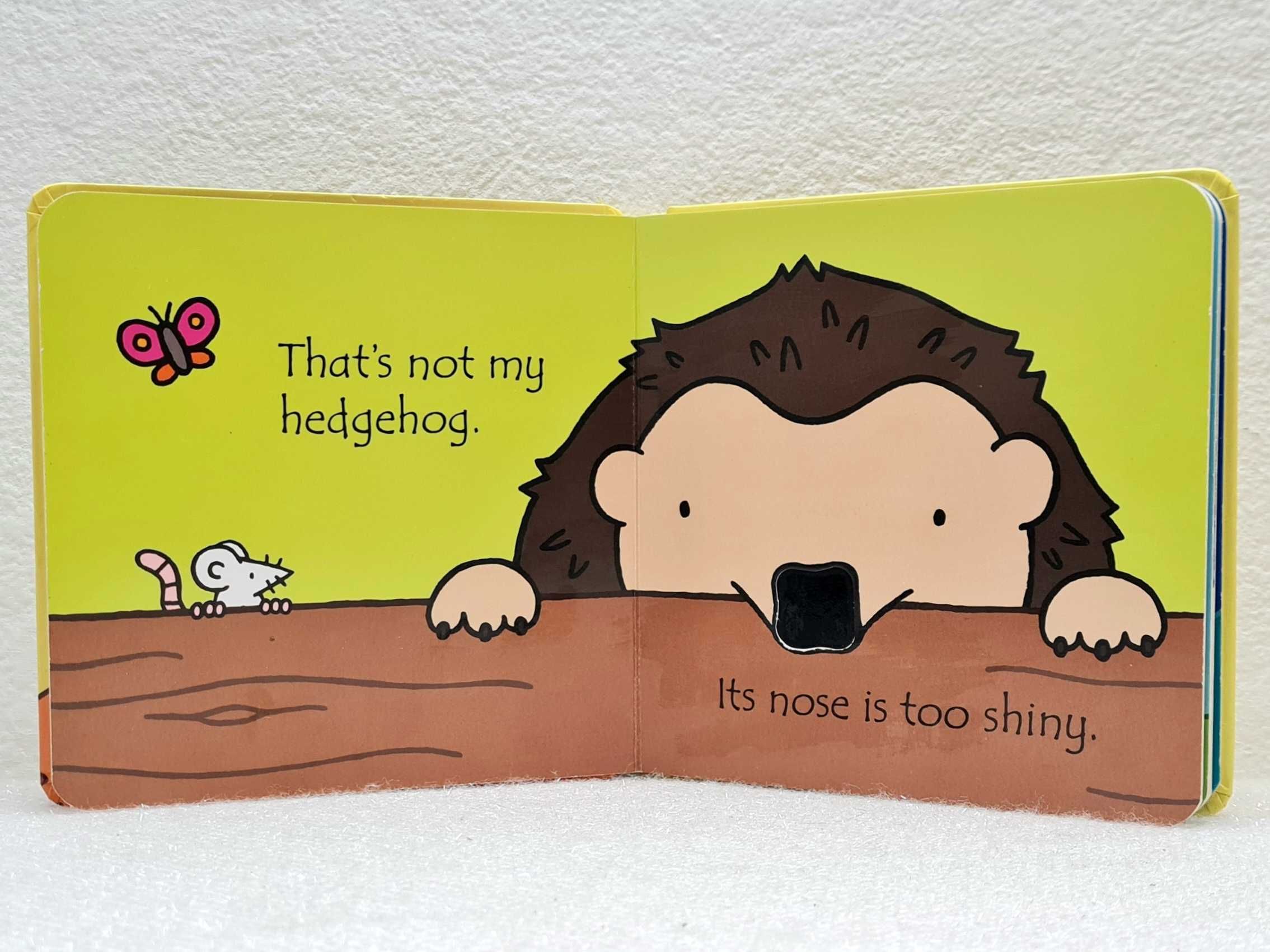 Usborne That's not my hedgehog książka angielska dla dzieci dotykowa