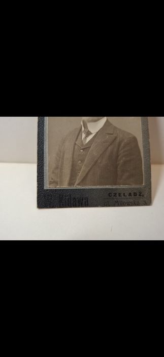 Czeladź zdjęcie mężczyzny początekXX w