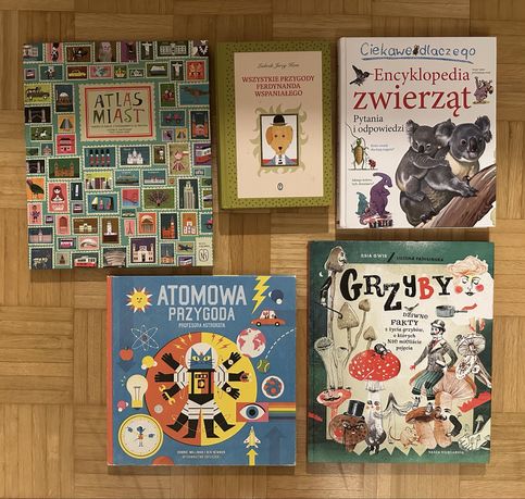 Książki dla dzieci Atlas Miast, Grzyby i inne