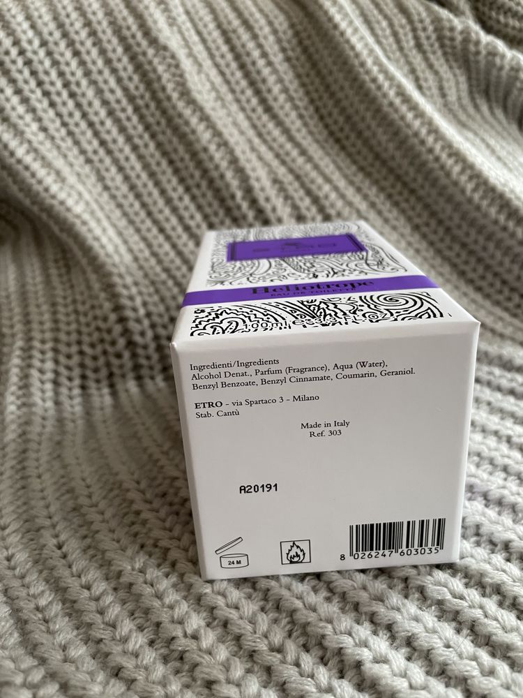 Etro Heliotrope 100 ml Unisex Nowe