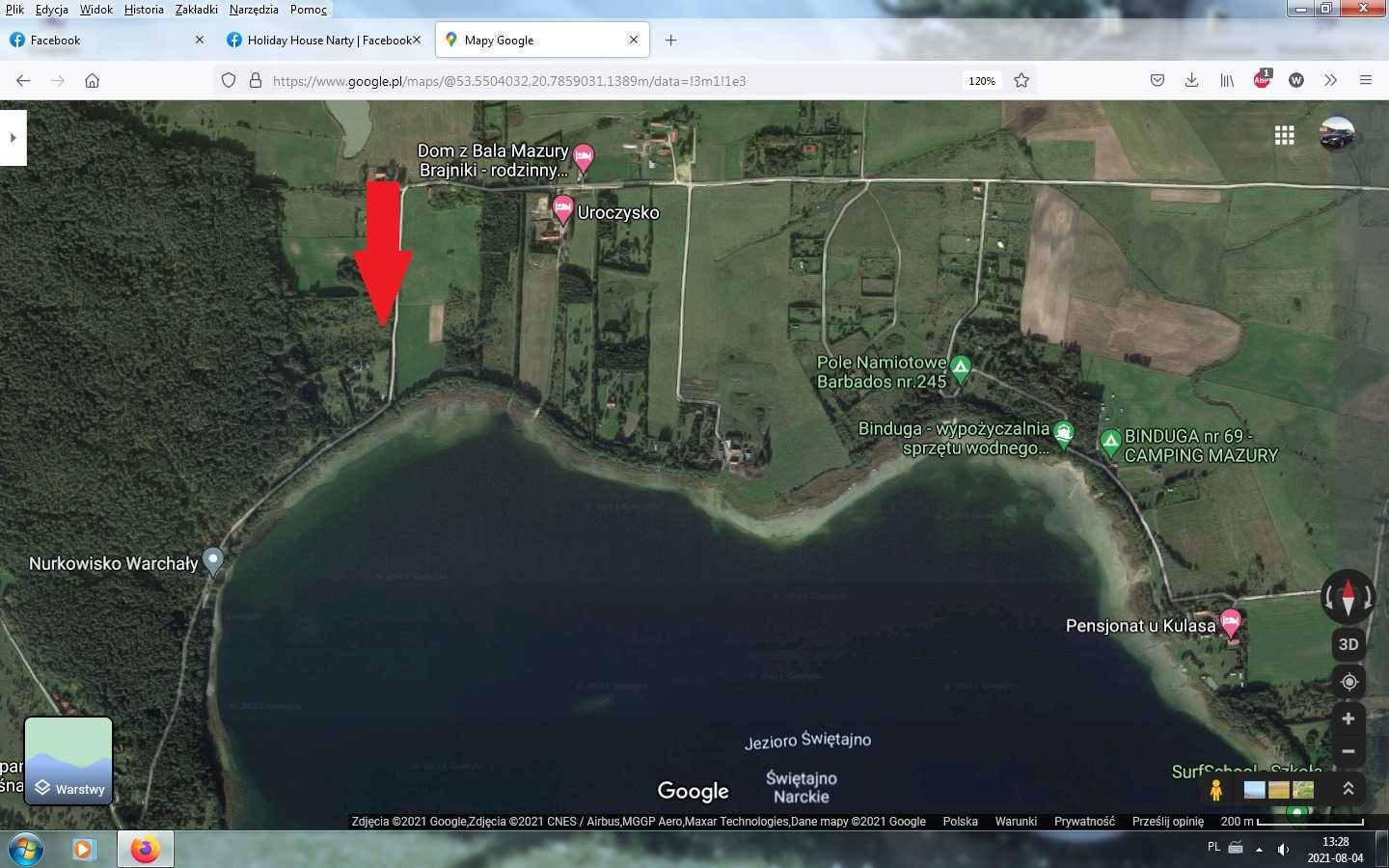 Domek nad jeziorem Świętajno,Bilard,klima, Wi-Fi, jacuzzi,łódka