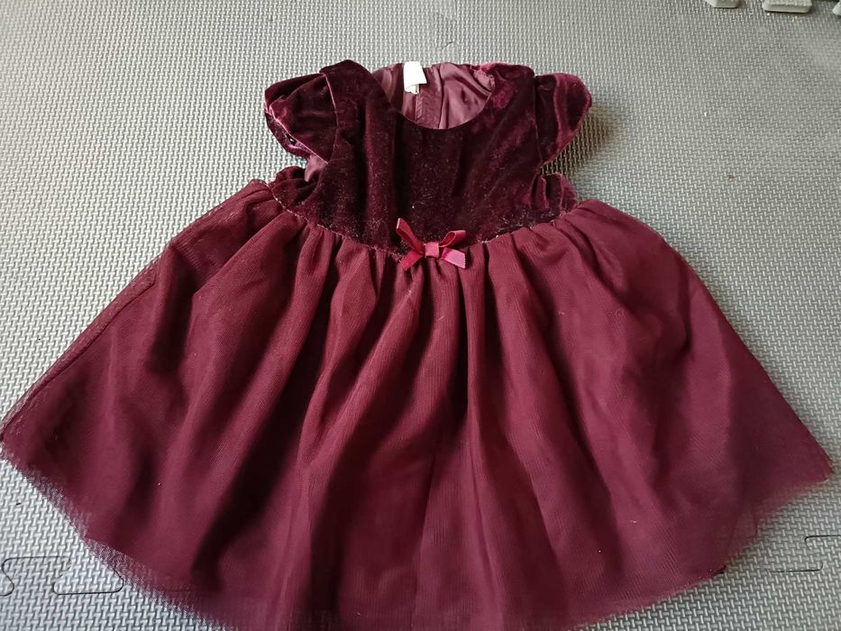 Elegancka świąteczna sukienka h&m