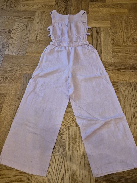 Elegancki lniany kombinezon ZARA. 140. Idealny.
