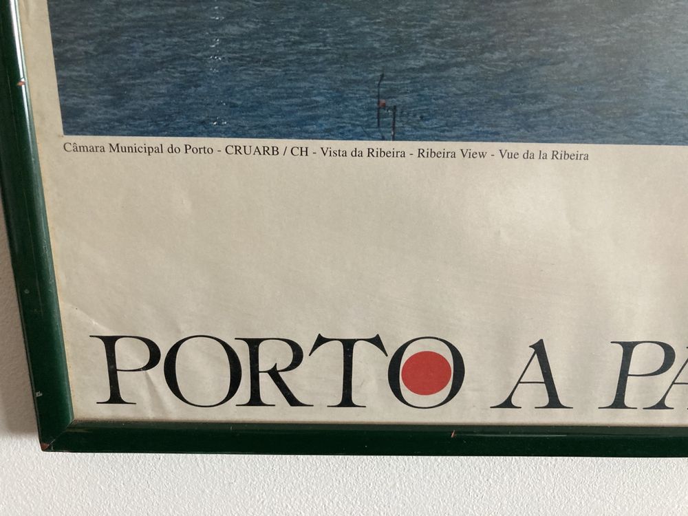 Poster do Porto Patrimonio Mundial - Emoldurado