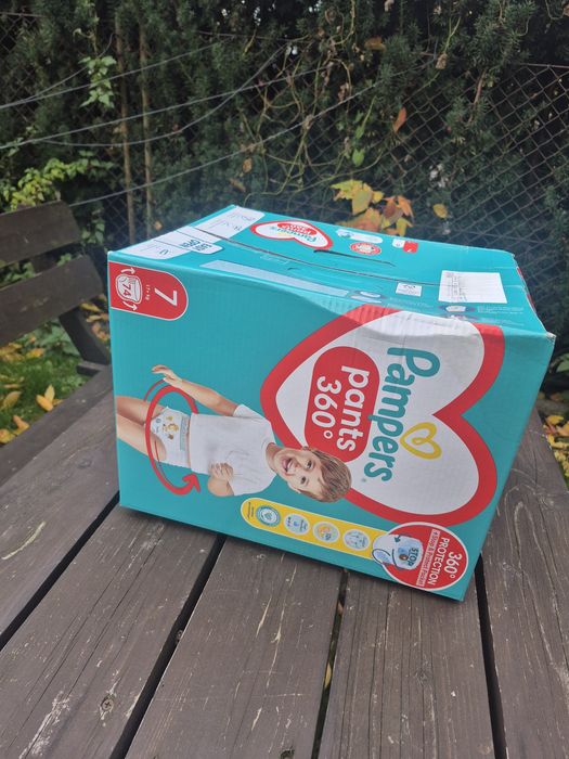 Pampers pants 360 pieluchomajtki rozmiar 7 mega paka 74 szt 17+ kg