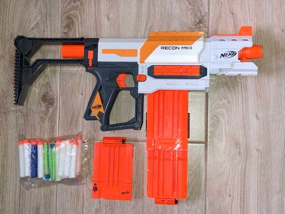 Nerf Recon MKII Modulus, Nerf Elite Firestrike, BOOMCO WHIPBLAST