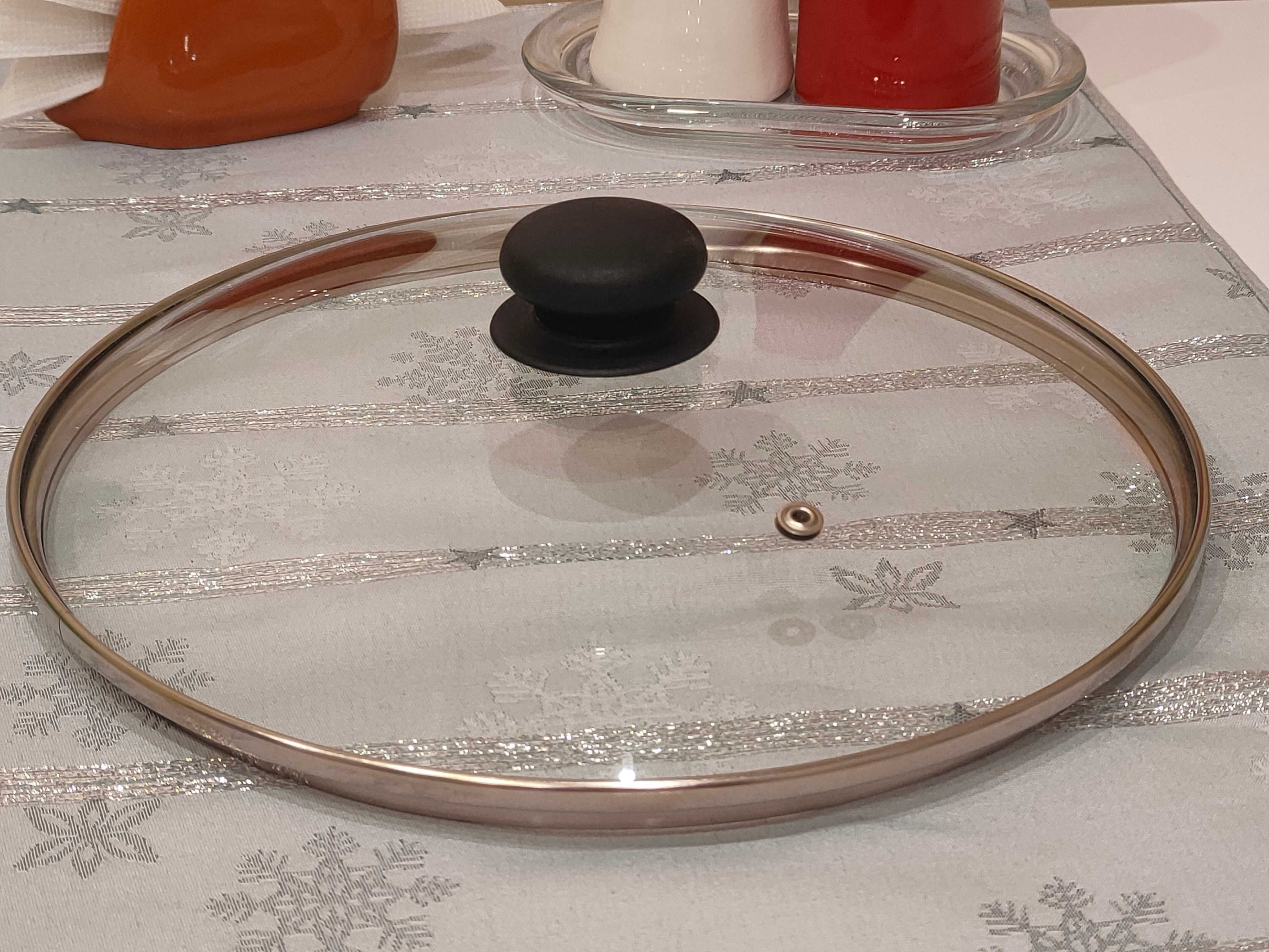Стеклянная крышка для кастрюли или сковороды 28см.