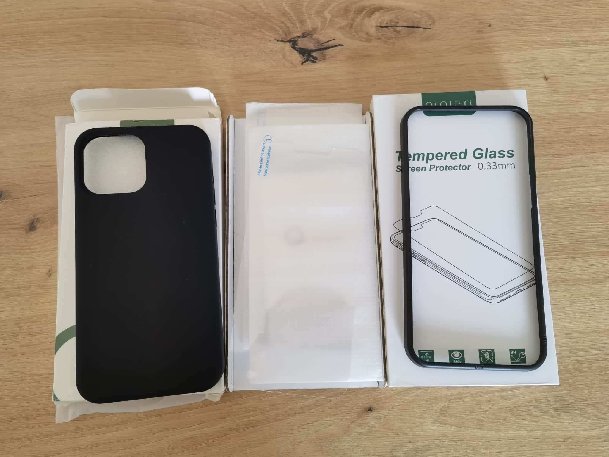 Case i szkło hartowane do IPhone 13 Pro Max