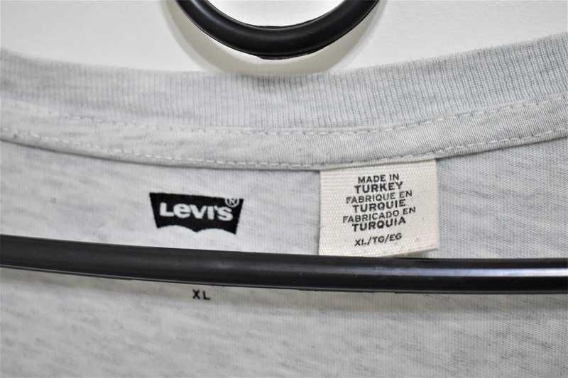 Levi's szary T-Shirt super stan XL