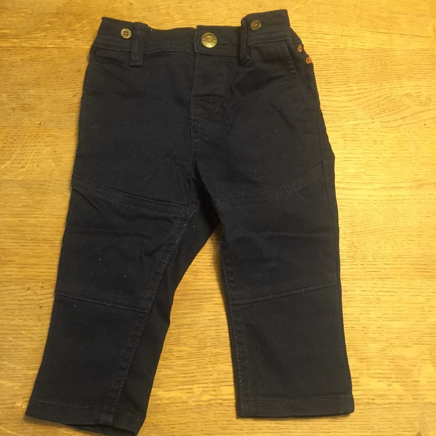 Spodnie jeansowe rozmiar 74cm ciemny granat H&M