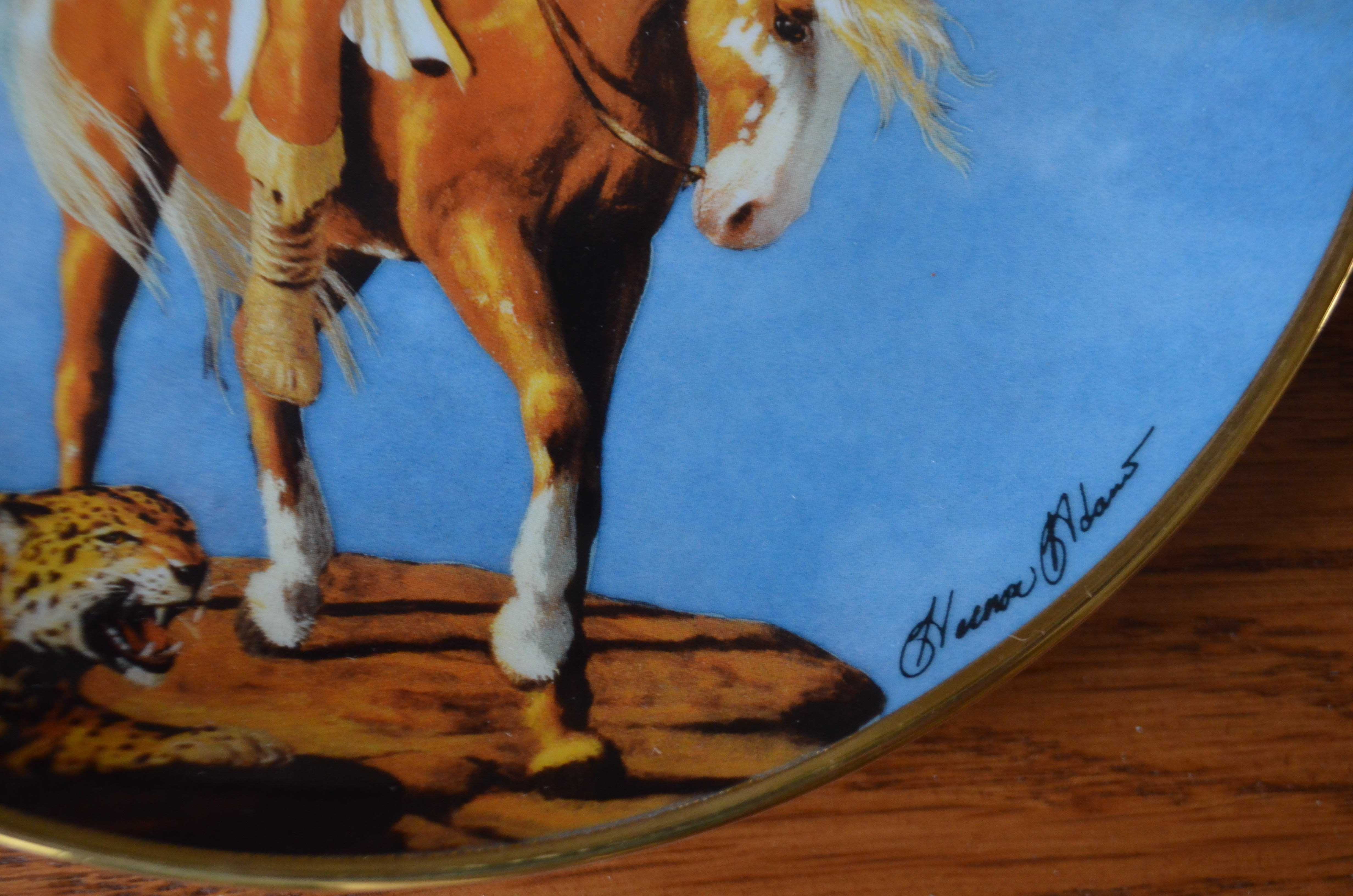 patera talerz Indianin Western Museum Franklin Mint