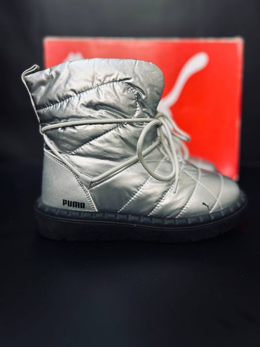 Женские дутики Пума Зимние сапоги пума зимові Сноубутси Пума зимові