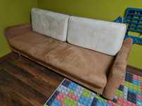 Sofa kanapa rozkładana ze schowkiem + fotel