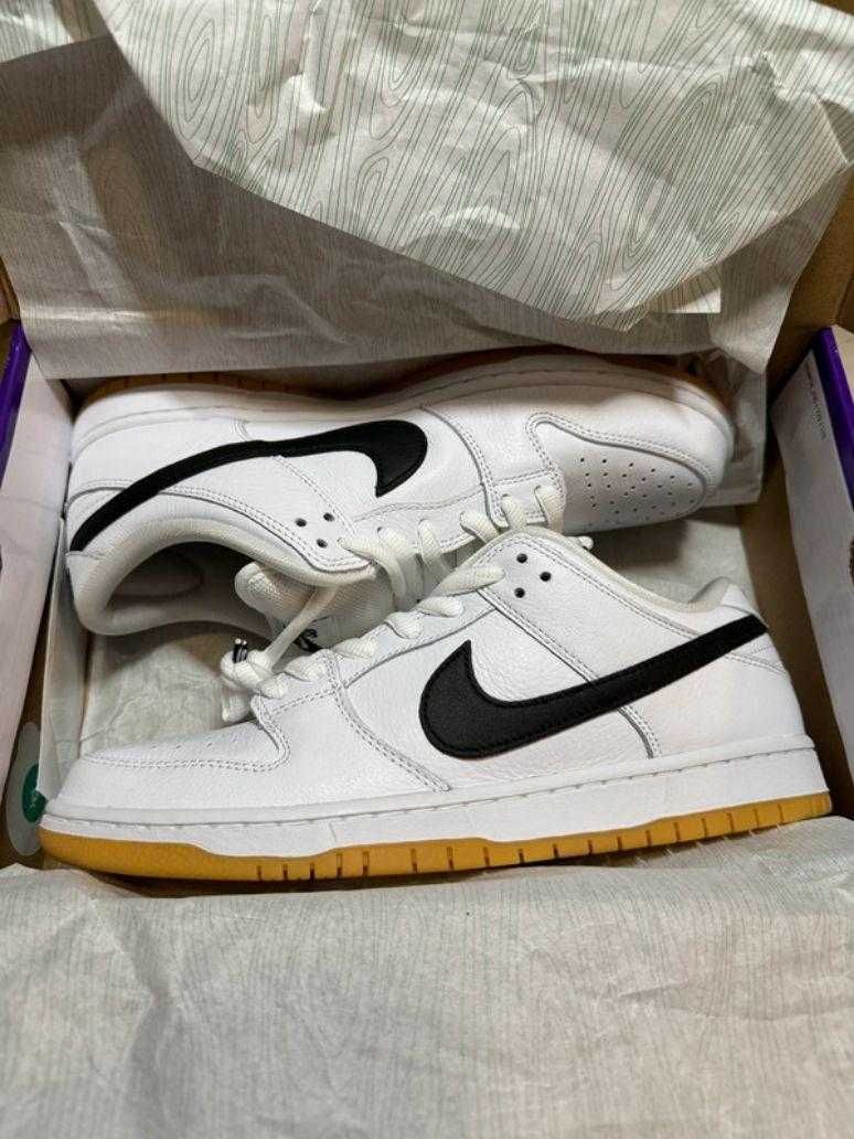 Nike SB Dunk Low Pro White Gum  38