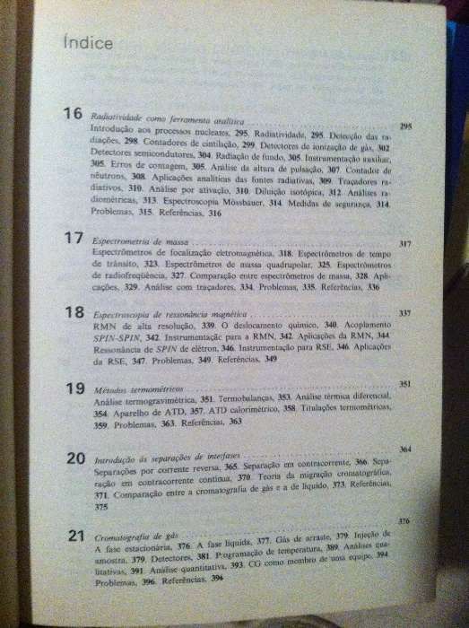 Livros: métodos instrumentais de análise química - vol. i e ii galen