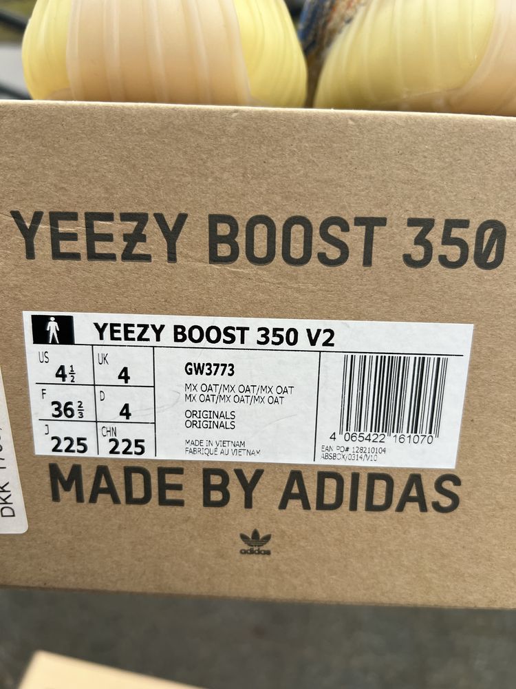 Adidas Yeezy Boost 350 V2 MX Oat sneakersy niskie kolorowe 36 2/3