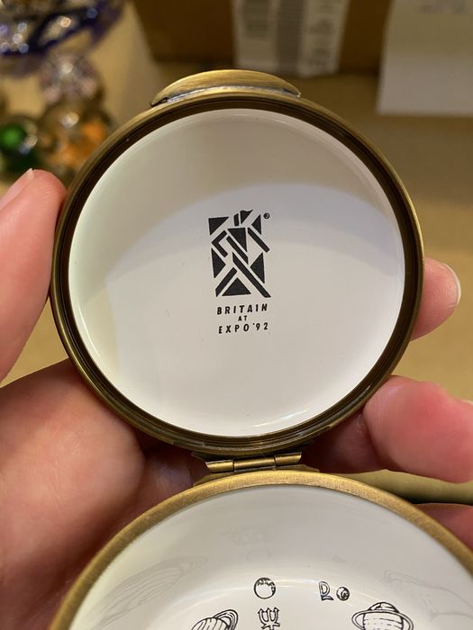 2 caixas de coleção da Expo 92 de Inglaterra