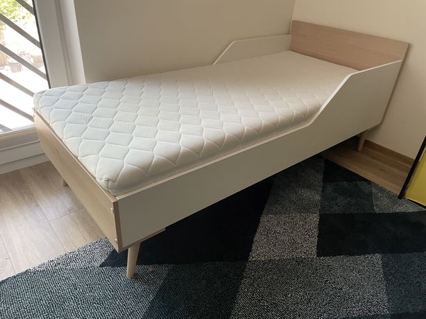 Łóżko z materacem  skandynawskie Sophe Klupś 180x80