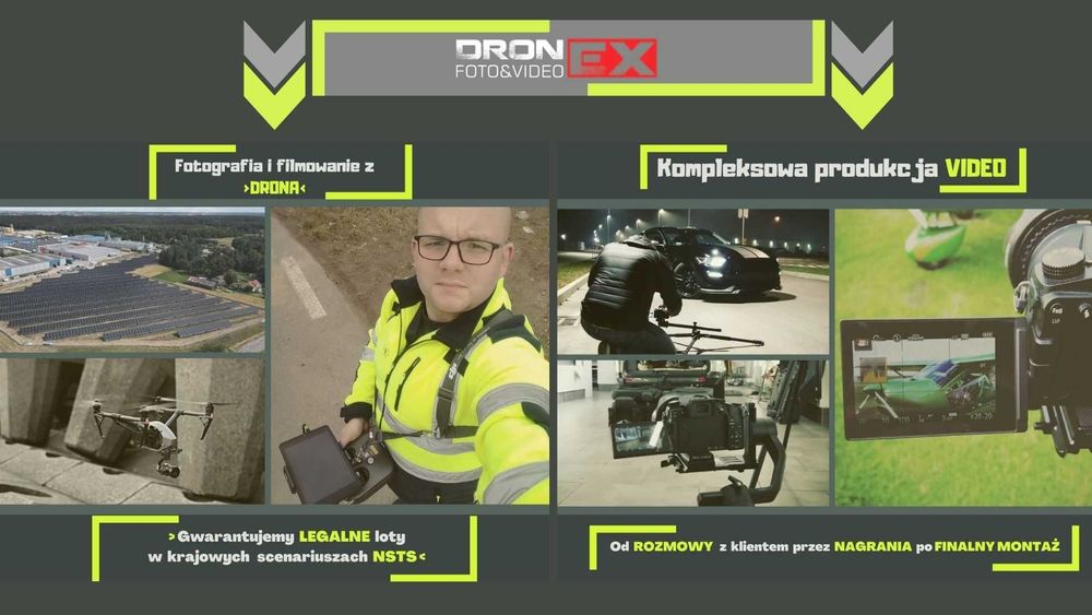 Zdjecia Filmy Dron Kamera