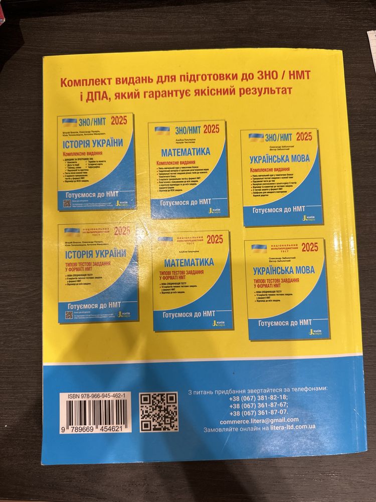 ЗНО/НМТ Історія України 2025