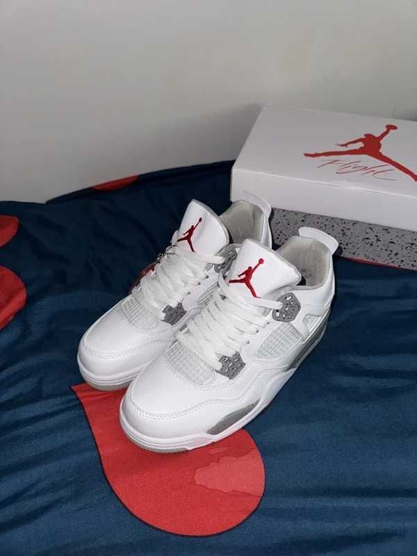 ButyDamskie Jordan4 NikeAir_White_Uniseks R.38