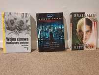 3 sztuki książek: Wojna Zimowa,Brainman, Mroczny Rycerz