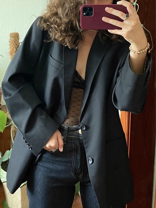 Жакет піджак з чоловічого плеча