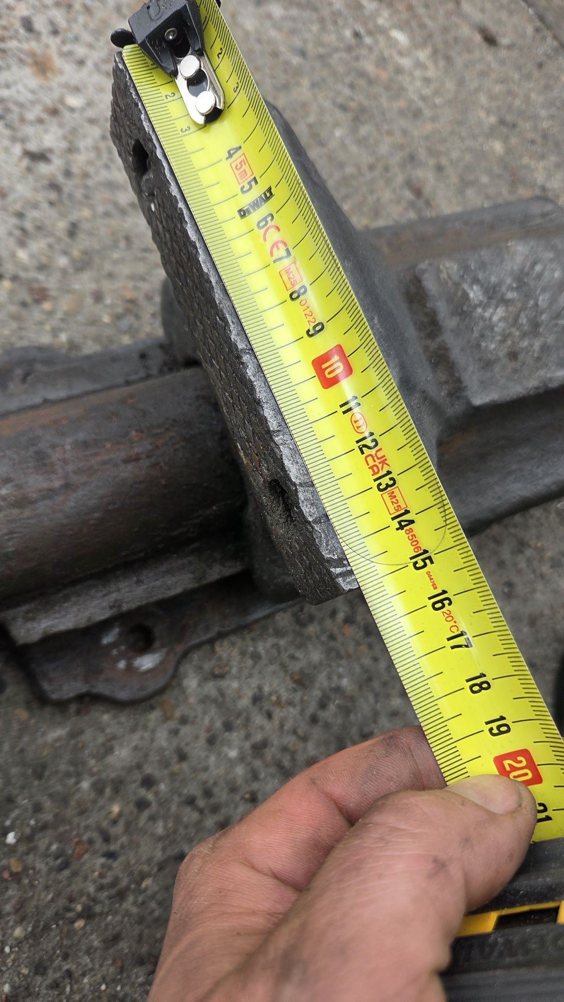 Imadło 150mm stare solidne