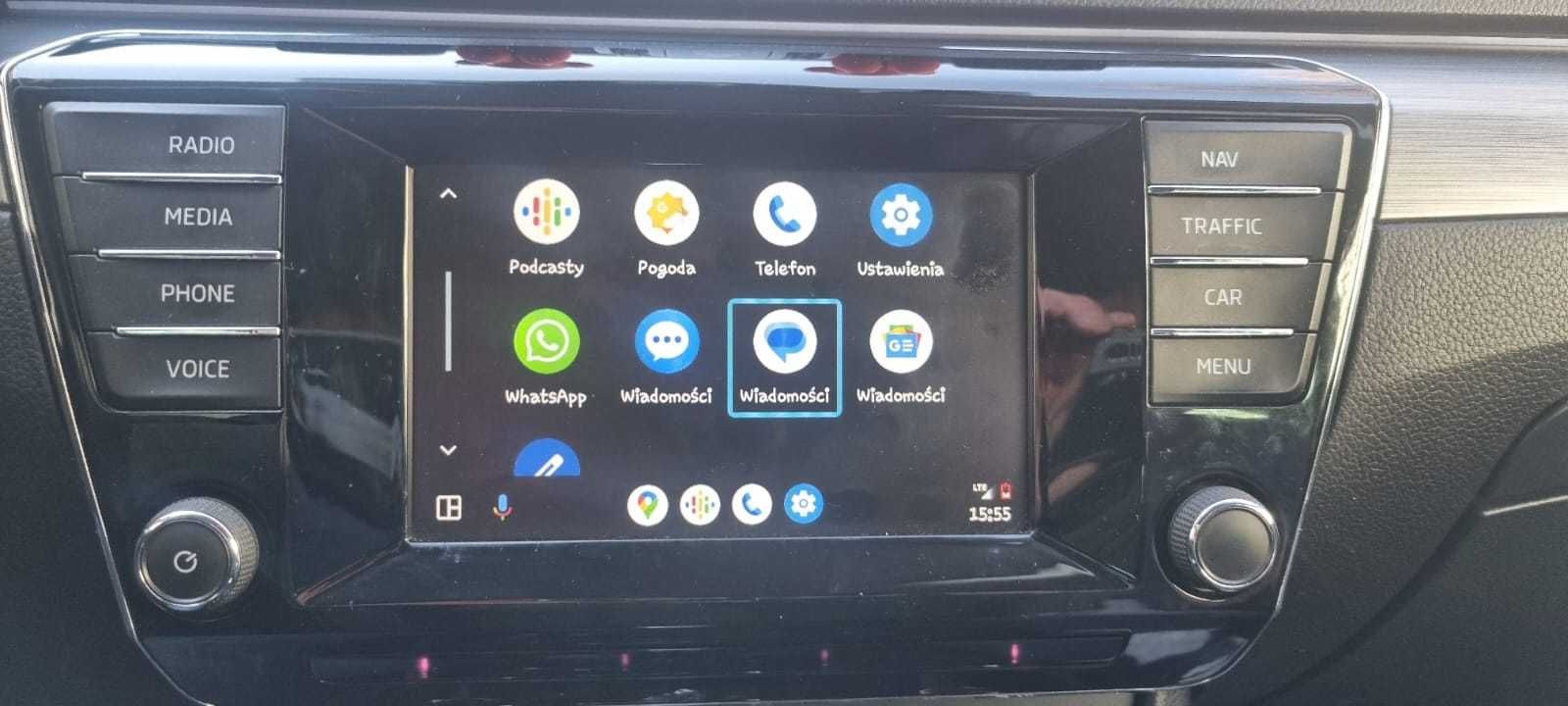 Carplay android auto video in motion start stop audi skoda vw seat