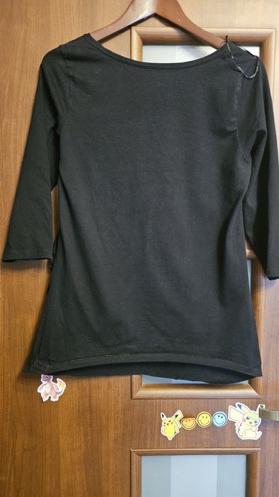 T-shirt bluzka klasyczna czarna H&M ciążowa