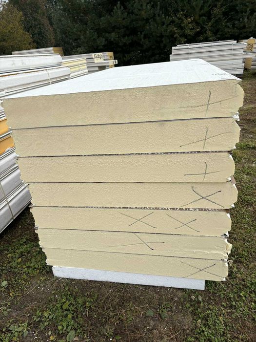 Płyta warstwowa chłodnicza z pianki poliuretanowej II gat.