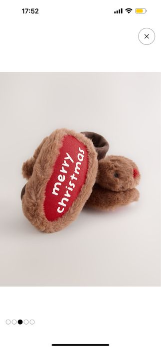 Капці різдвяні дитячі NEXT нові