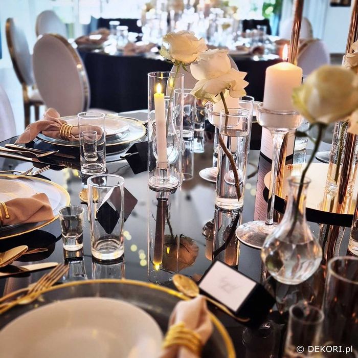 Lustrzana Podłoga Czarna Srebrna Złota Lustro Dywan Lustrzany Gdynia