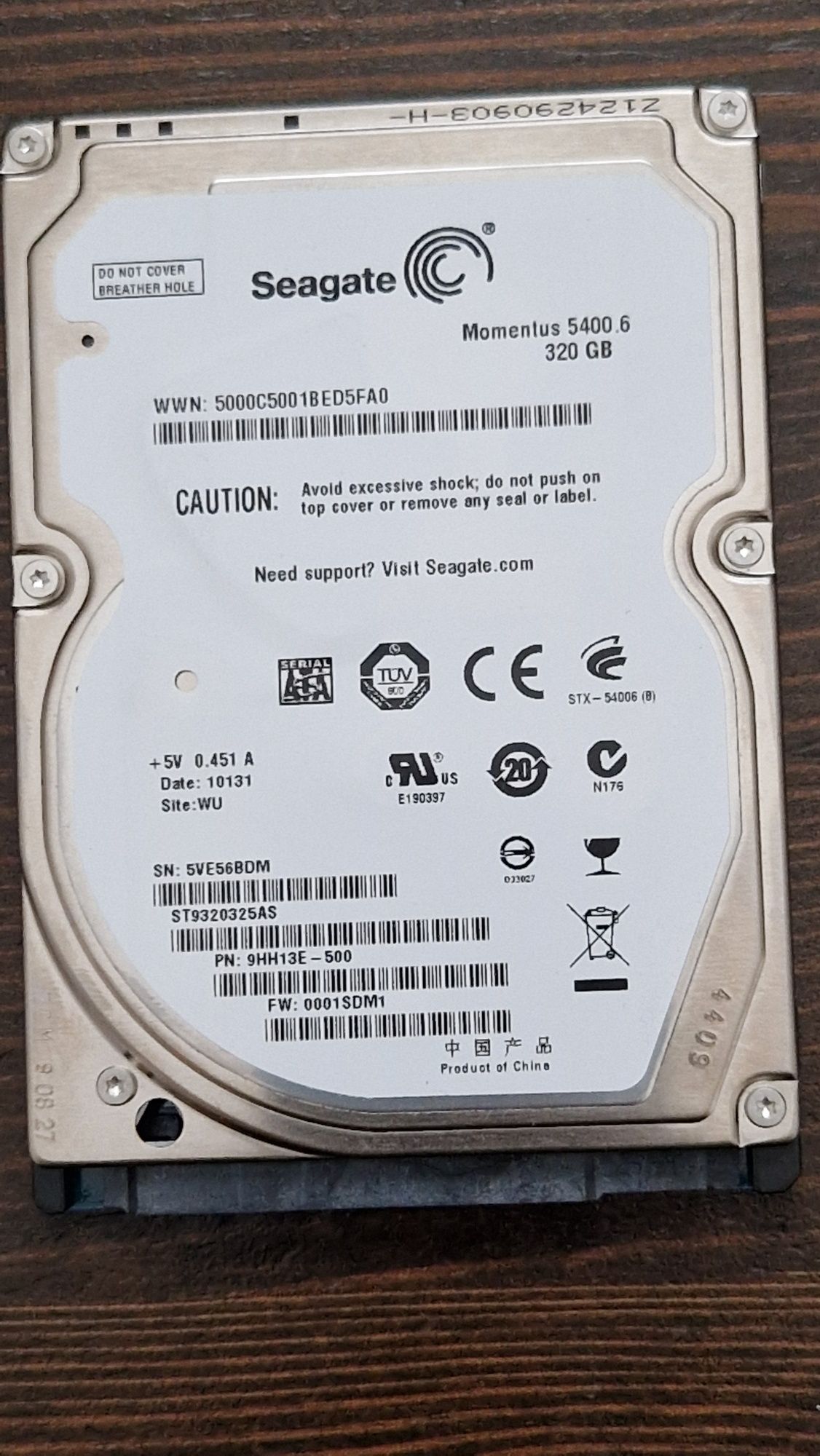 Seagate Momentus 5400 rpm