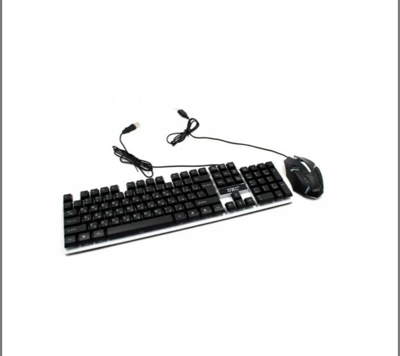 Комплект RGB клавіатура + мишка