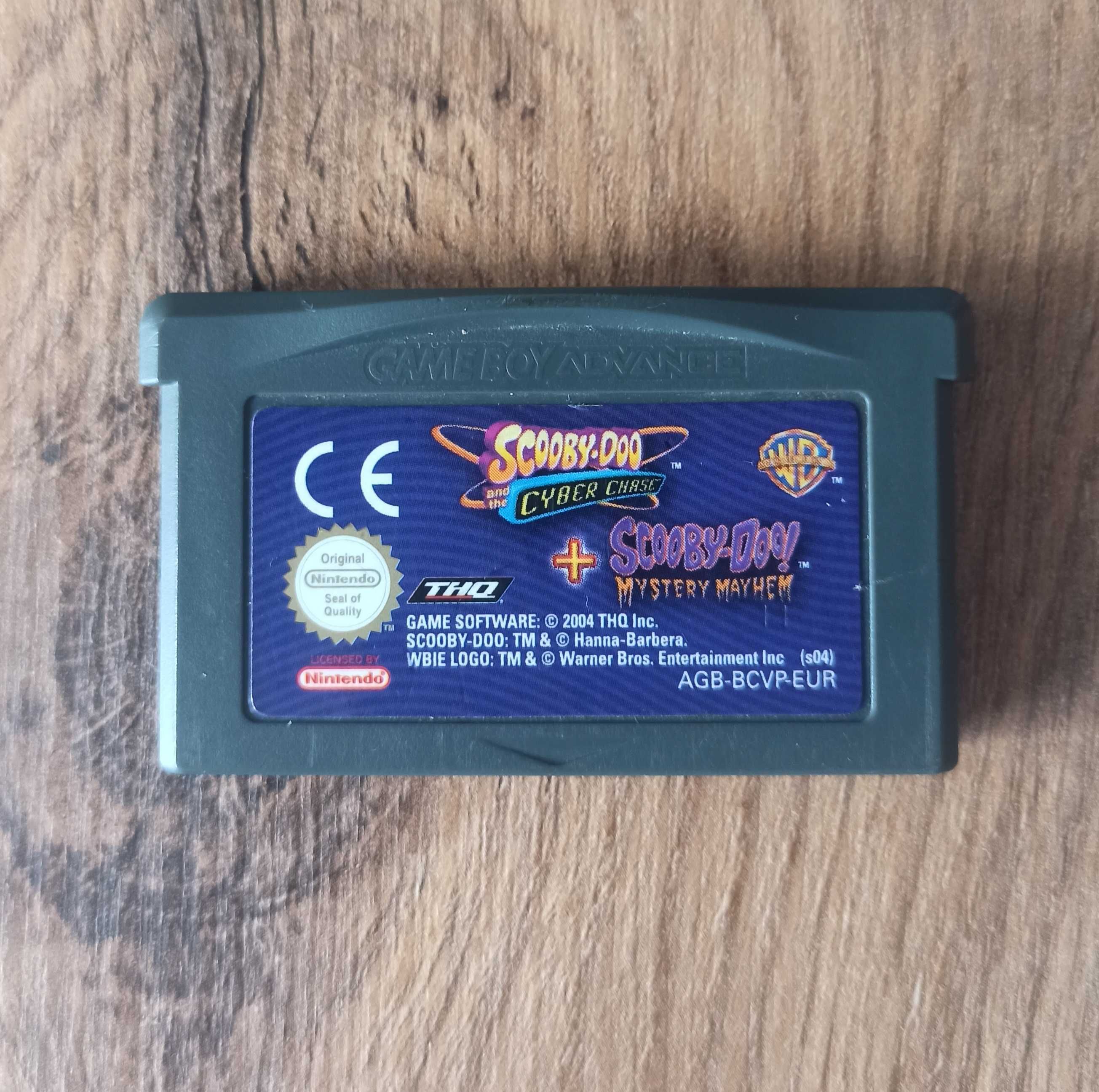 Scooby Doo Cyber Chase + Mystery Mayhem Nintendo Game Boy Advance GBA