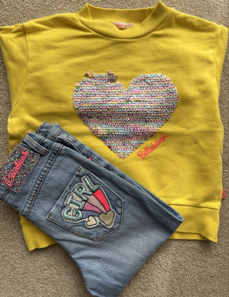 Conjunto calcas e sweat Billieblush 4/5anos