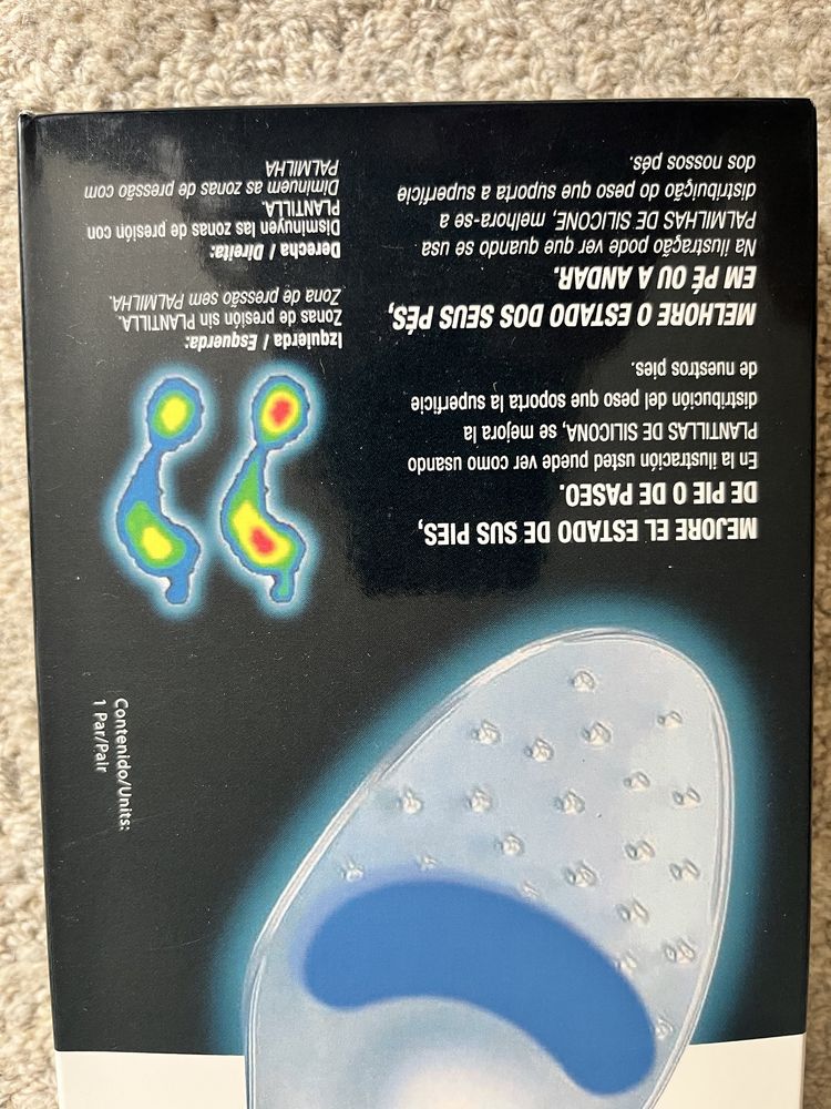 Palmilhas silicone