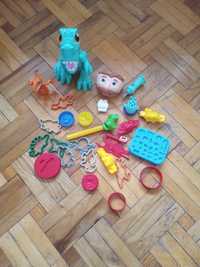 Play-doh przeżuwajacy dinozaur dentysta foremki do ciastoliny