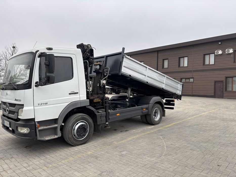 Продам переобладнаю авто Мерседес 814 самоскид кран маніпулятор